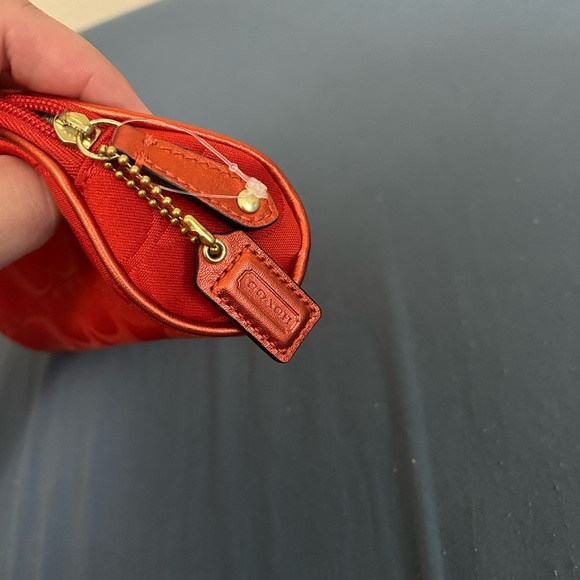 Coach/ estee lauder cosmetic pouch - Picture 3 of 6